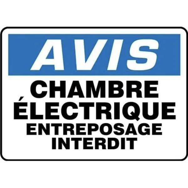 Accuform OSHA NOTICE ELECTRICAL SAFETY SIGN FRMELC801VS FRMELC801VS - main